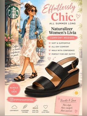 SOUL Naturalizer Livia Wedge Sandals
